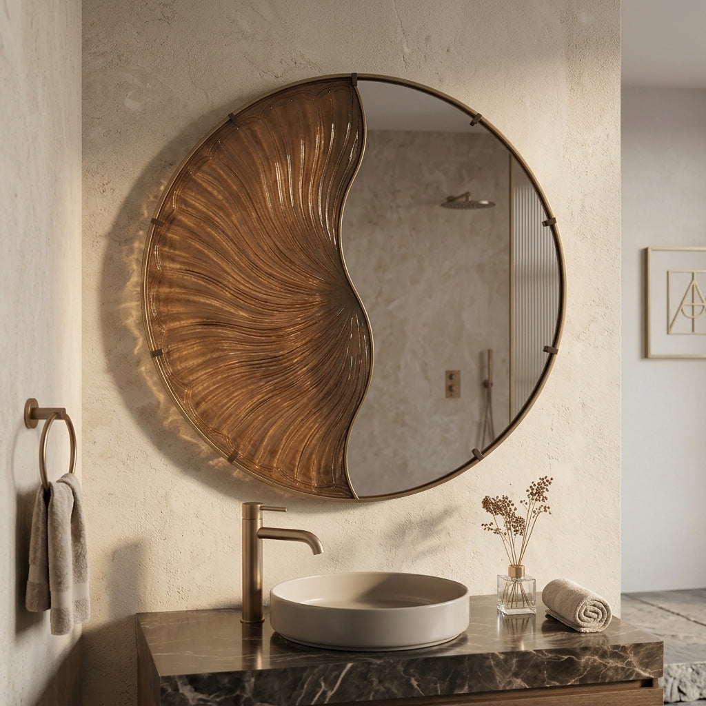 Relief / Round mirror reference